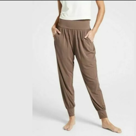 Athleta Pants - ATHLETA Studio Jogger Mineral Brown NWT